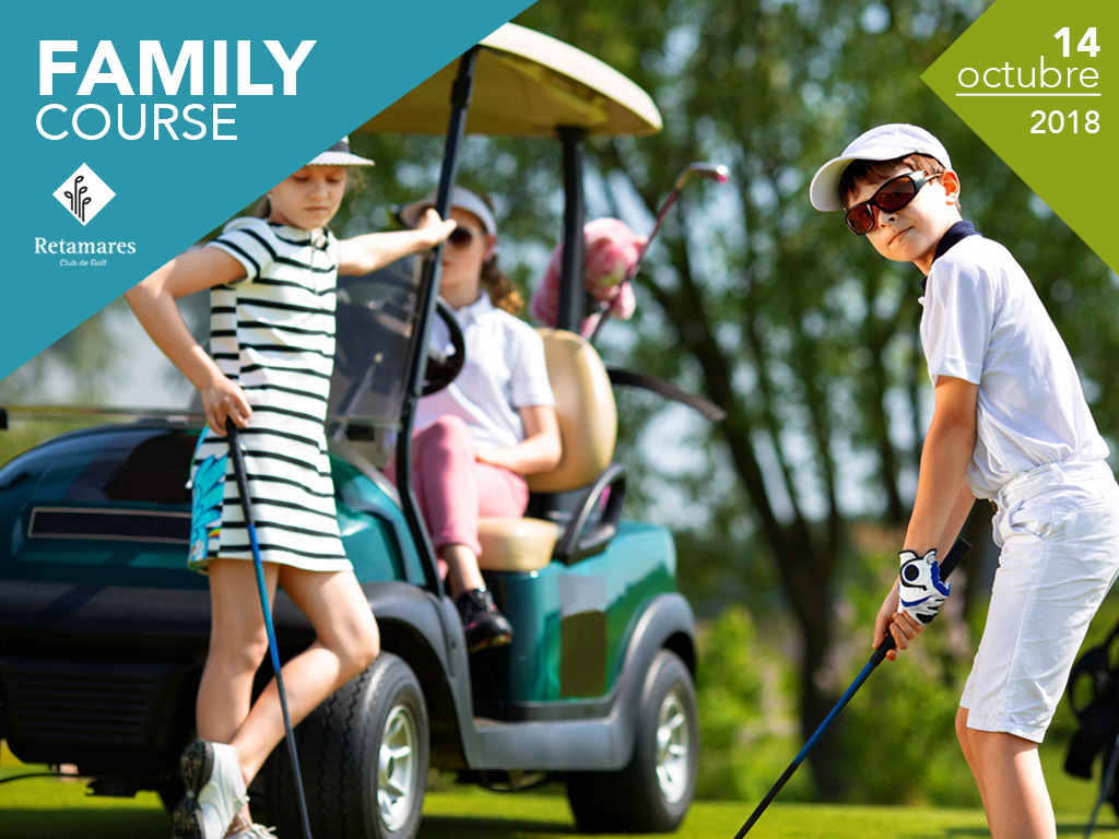 14 de octubre: V Family Course. Ven a jugar en familia al golf en Madrid
